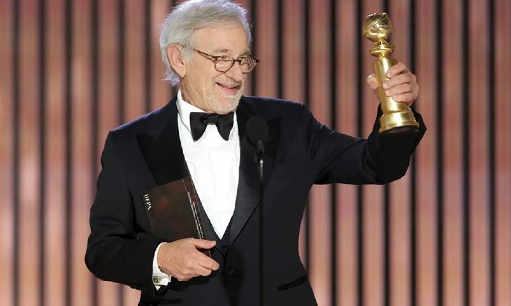 Steven Spielberg reçoit le Golden Globe du meilleur réalisateur pour "The Fabelmans"