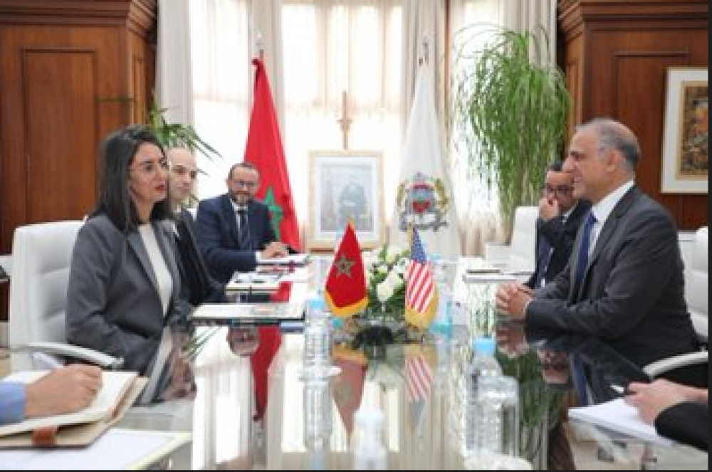 Nadia Fettah s’entretient avec l’ambassadeur des Etats-Unis à Rabat, Puneet Talwar