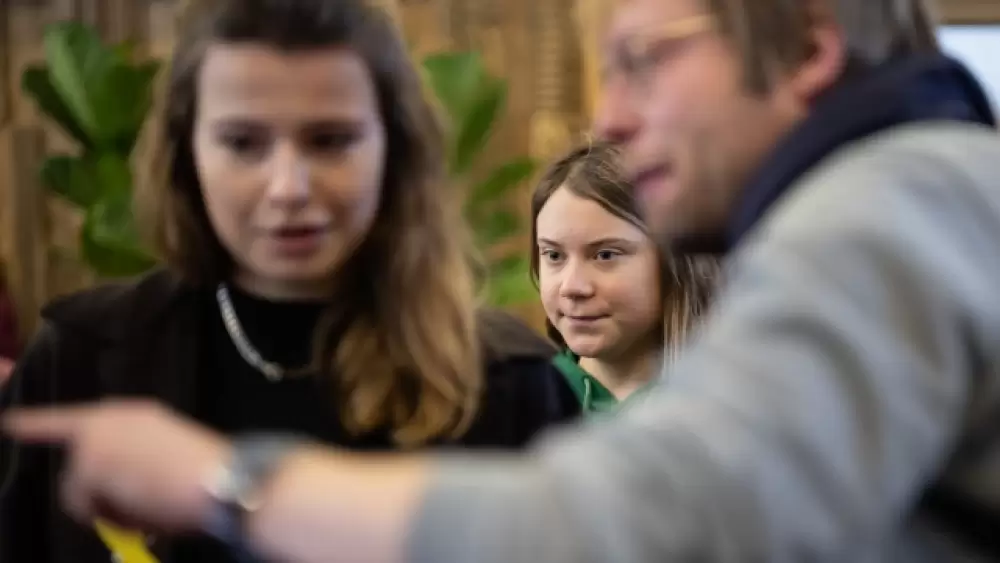 Davos: Pour Greta Thunberg, il est «absurde» d'écouter les responsables de la «destruction de la planète»