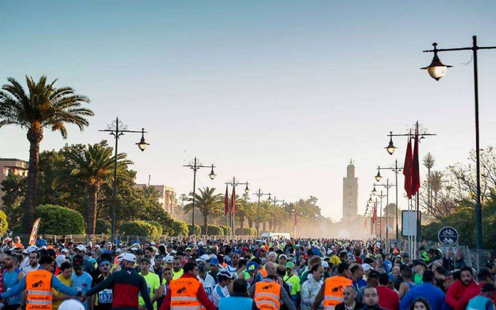 33ème Marathon international de Marrakech : plus de 12.000 athlètes sur la ligne de départ