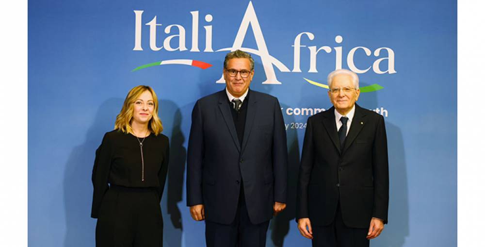 Sommet Italie-Afrique : Aziz Akhannouch reçu par le Président italien