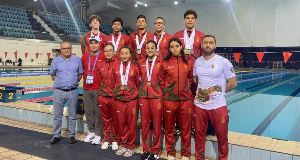 Championnat arabe juniors de natation : Une belle moisson de 20 médailles pour le Maroc