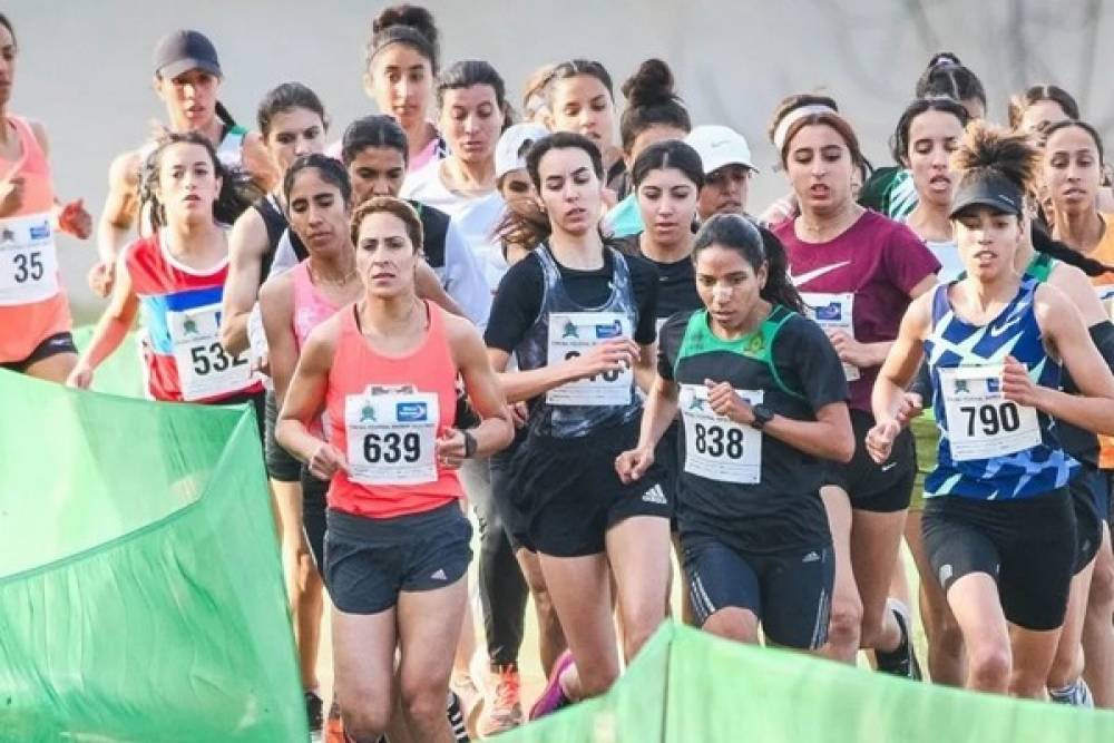 Abderrafia Bouassal et Ikram Ouaâziz remportent le 5ème cross fédéral à Sefrou