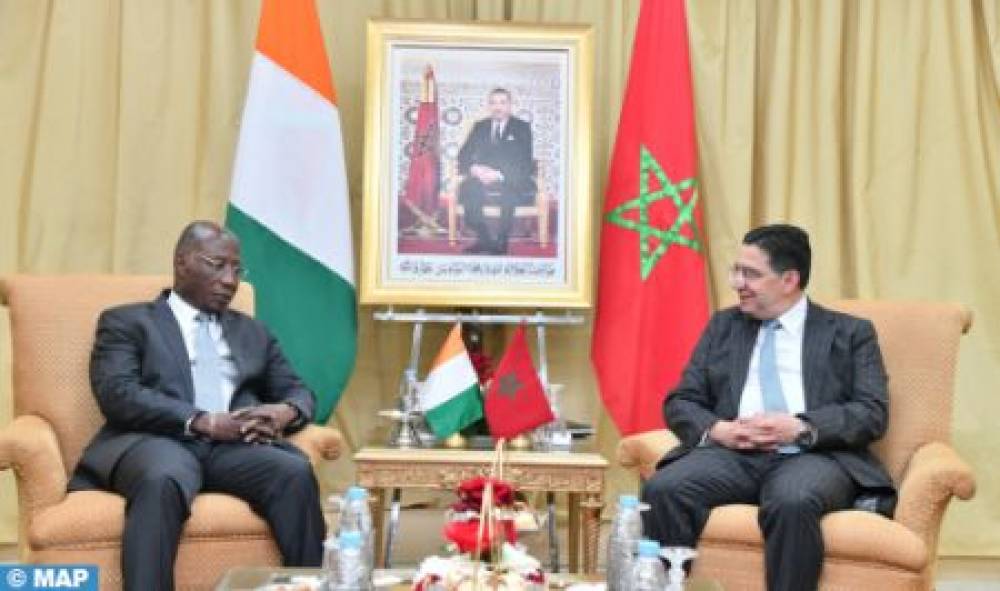 La Côte d’Ivoire salue les efforts de Sa Majesté le Roi Mohammed VI en faveur de la paix, de la stabilité et du développement socio-économique en Afrique