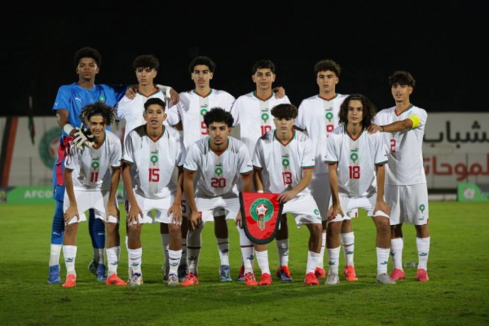 Préparatifs CAN-U17 : double confrontation amicale Maroc/Guinée-Bissau