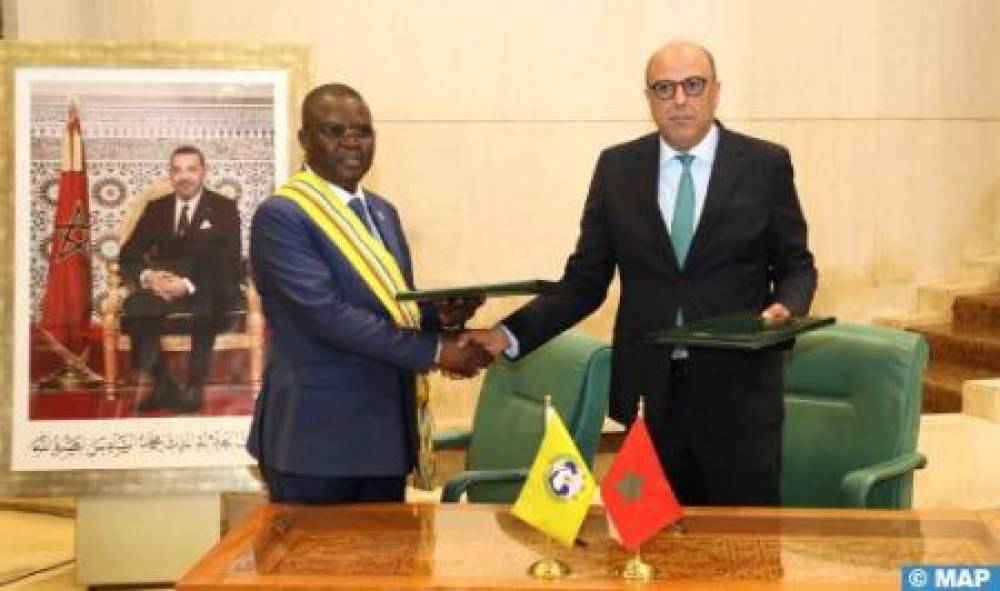 Signature à Rabat d'un protocole d'accord entre la Chambre des conseillers et le Parlement de la CEMAC