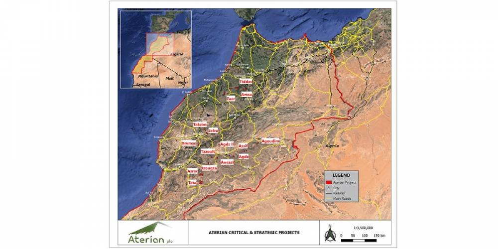 Aterian identifie des cibles aurifères à haute teneur au Maroc