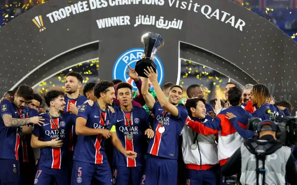 Le PSG de Hakimi remporte le Trophée des champions