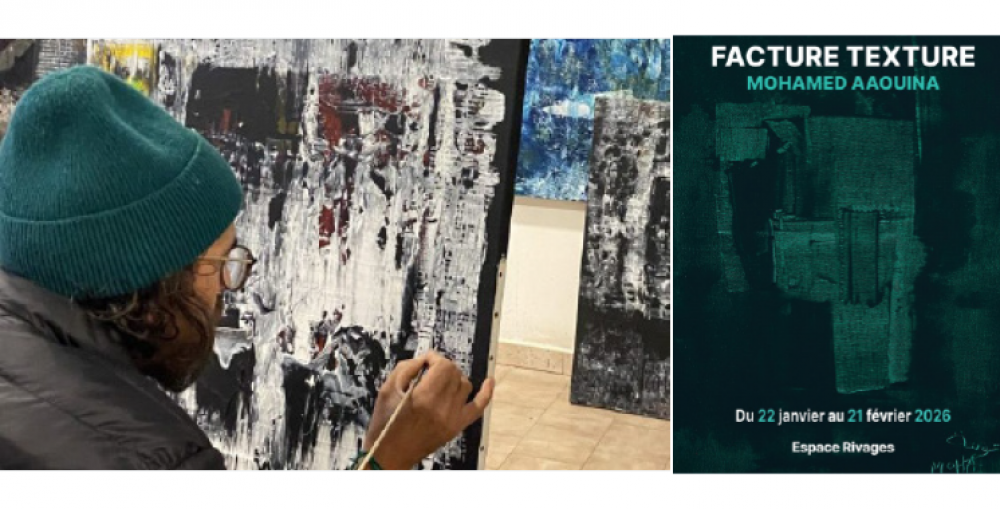 A l’Espace Rivages relevant de la Fondation Hassan II pour les MRE: L’artiste maroco-français Mohamed Aaouina expose ses œuvres
