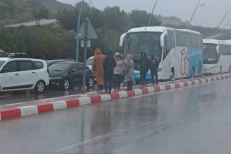 Crue spectaculaire à Chefchaouen, la route nationale n°2 coupée