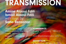 TRANSMISSION : UN DIALOGUE GÉNÉRATIONNEL AU CŒUR DE LA MATIÈRE AMINE &amp; ISMAIL ALAOUI FDILI AU STUDIO SANA BENZAITAR
