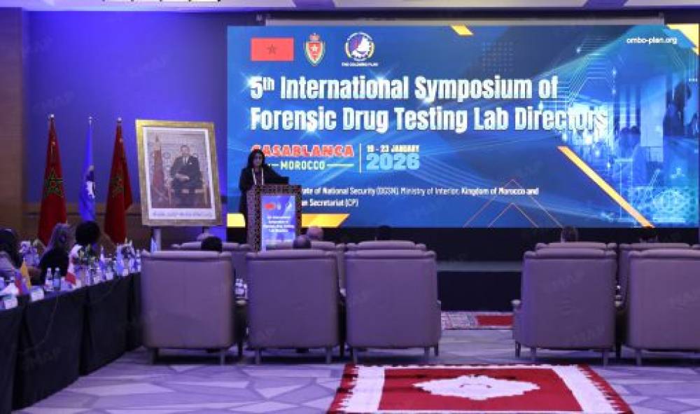 Ouverture à Casablanca du 5ème Symposium International des Directeurs des laboratoires d’analyse médico-légale des drogues