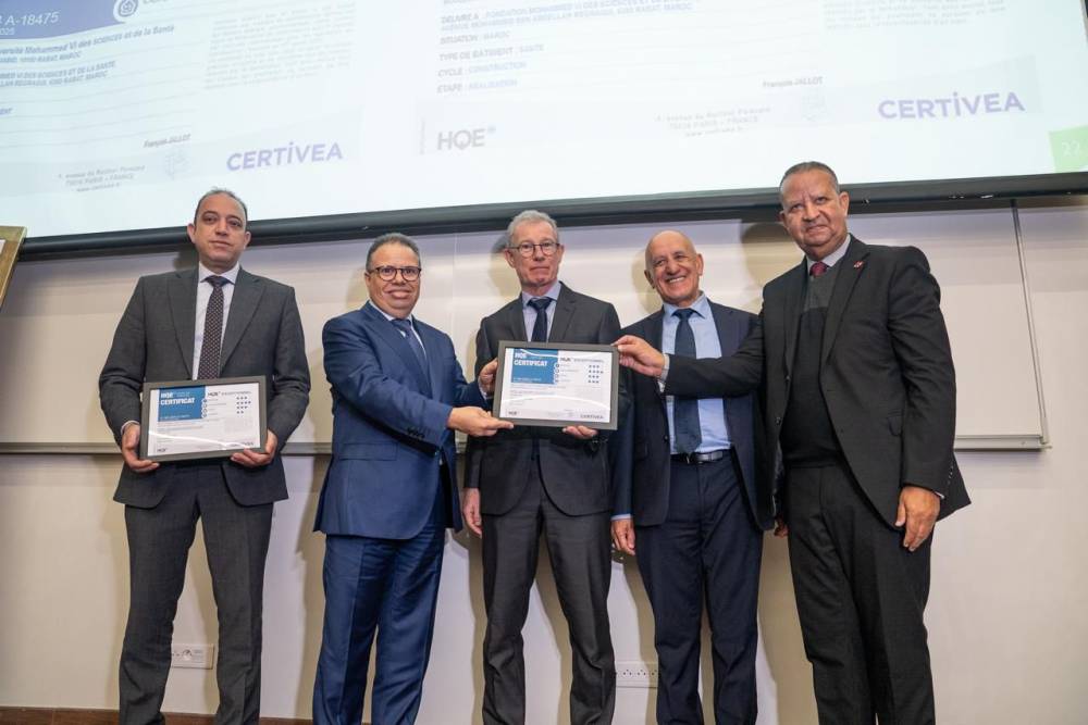 Le Complexe Hospitalo-Universitaire International Mohammed VI de Rabat certifié HQE « Exceptionnel »