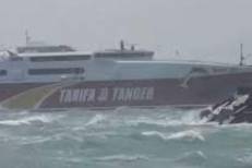 Suspension du trafic maritime entre Algésiras, Tarifa et Tanger en raison du mauvais temps