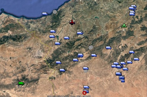 Focus – Des images satellitaires montrent une multitude de bases militaires algériennes érigées le long de la frontière avec le Maroc (Vidéo)