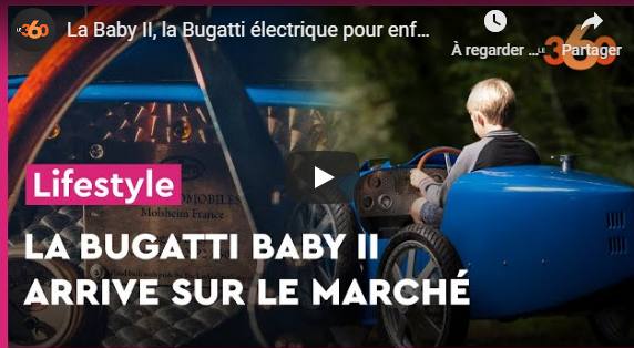 Vidéo. La Baby II, la Bugatti électrique pour enfant de Hassan II, arrive bientôt sur le marché