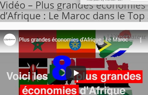Vidéo – Plus grandes économies d’Afrique : Le Maroc dans le Top 5
