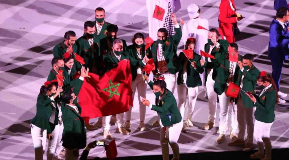 ) Jeux Olympiques 2020: le défilé de la délégation marocaine à Tokyo