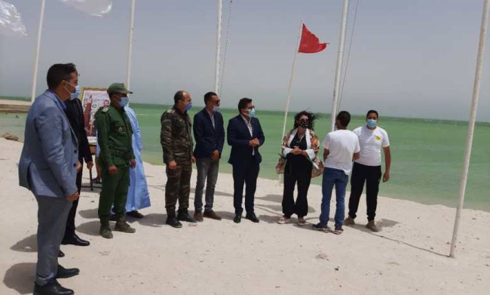 L’ONEE-BE et ses partenaires hissent le Pavillon Bleu international aux plages de Dakhla