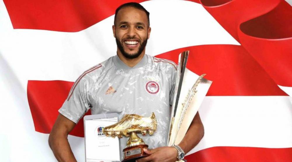 Grèce: l’international marocain Youssef El Arabi désigné meilleur joueur