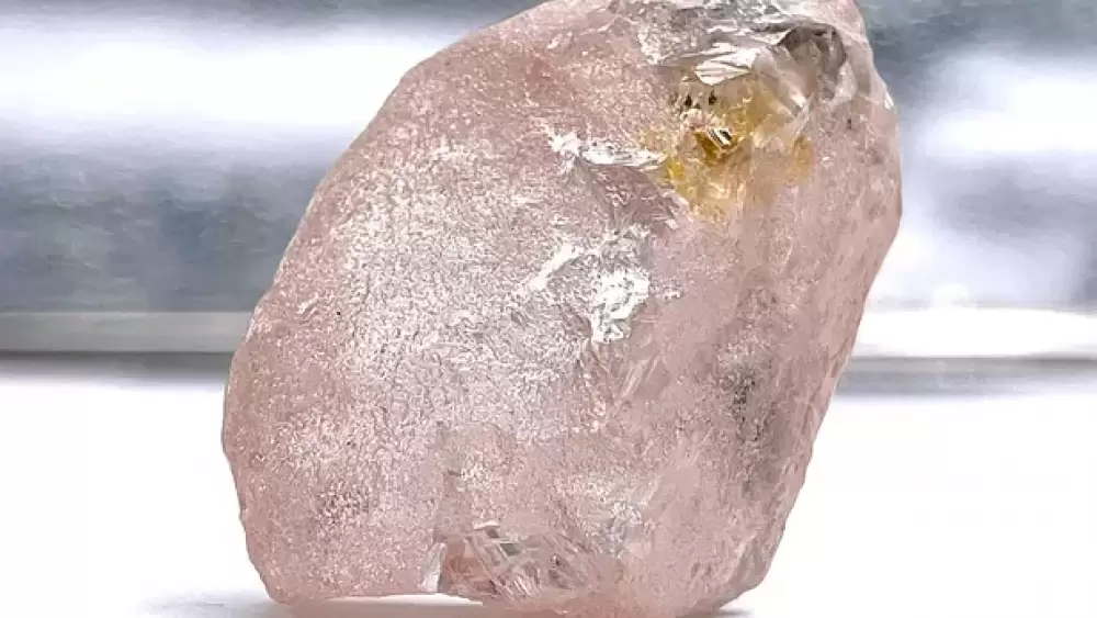 Découverte d'un diamant rose considéré comme le plus gros en 300 ans