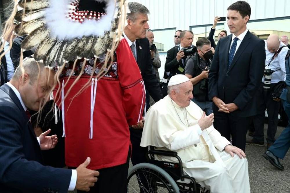 Le pape en visite au Canada, des excuses attendues pour le drame des pensionnats