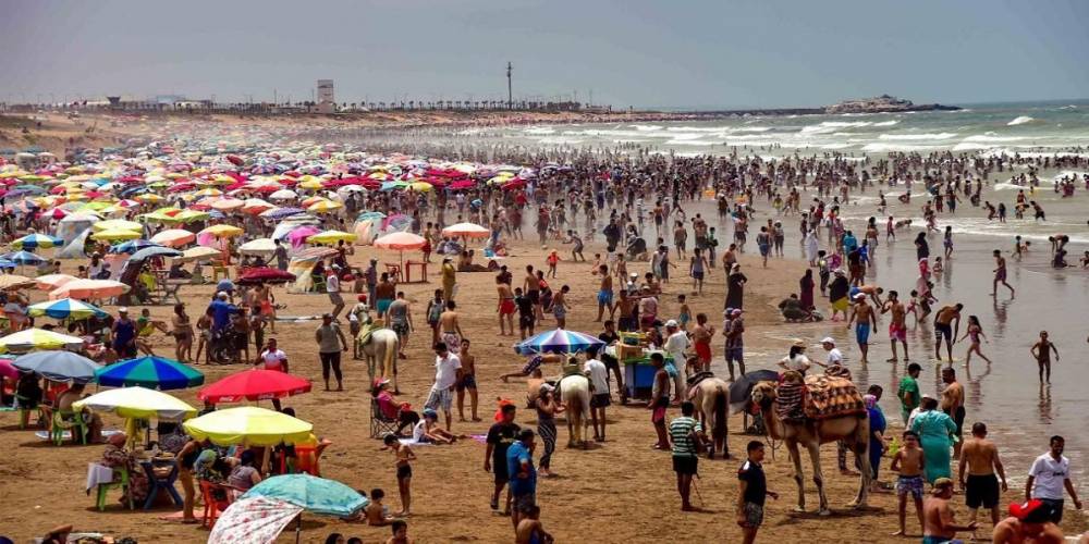 Maroc: affluence record vers les plages après l’Aïd al-Adha