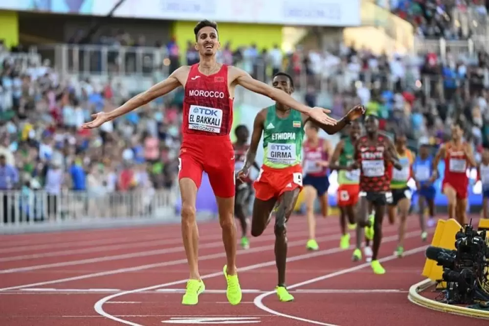 Soufiane El Bakkali remporte le 3.000 m steeple du meeting de Stockholm