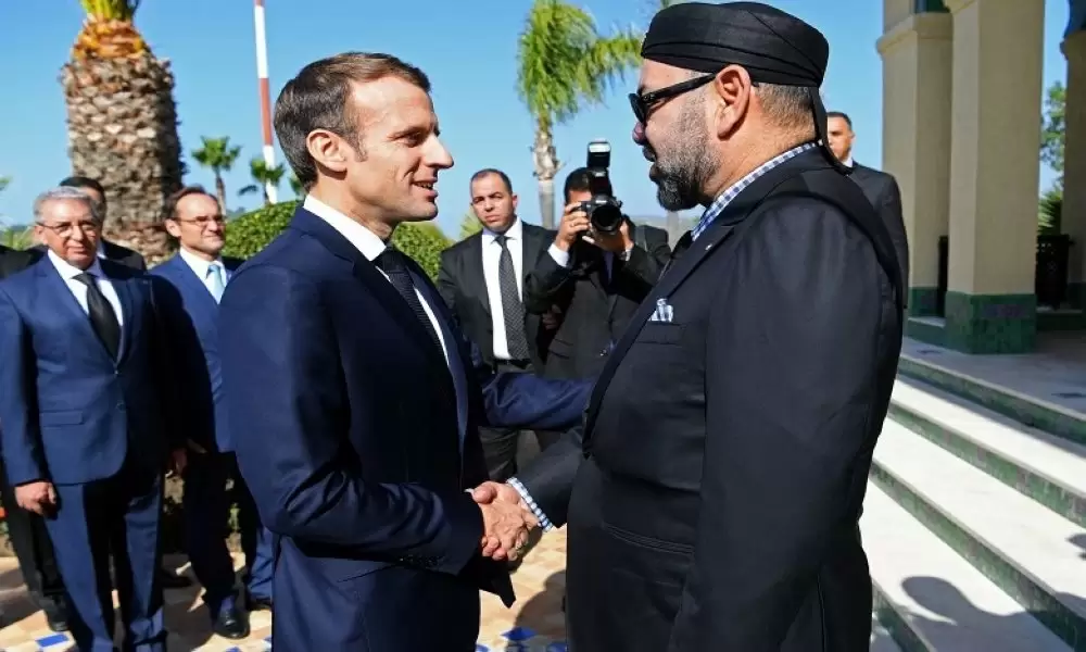 M. Macron à S.M. le Roi : "le présent et l'avenir du Sahara occidental s'inscrivent dans le cadre de la souveraineté marocaine"