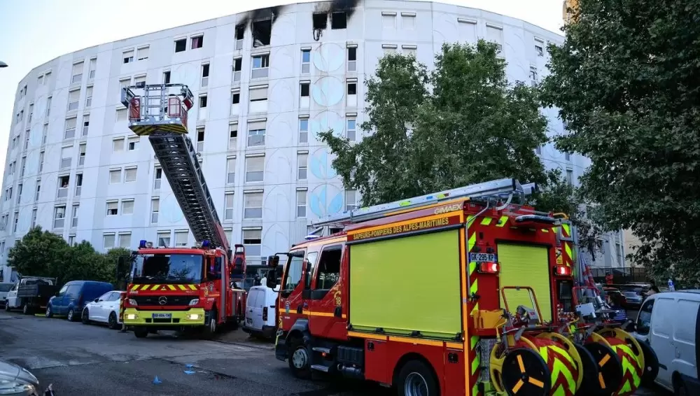 France : 7 morts dans un incendie à Nice, trois individus recherchés