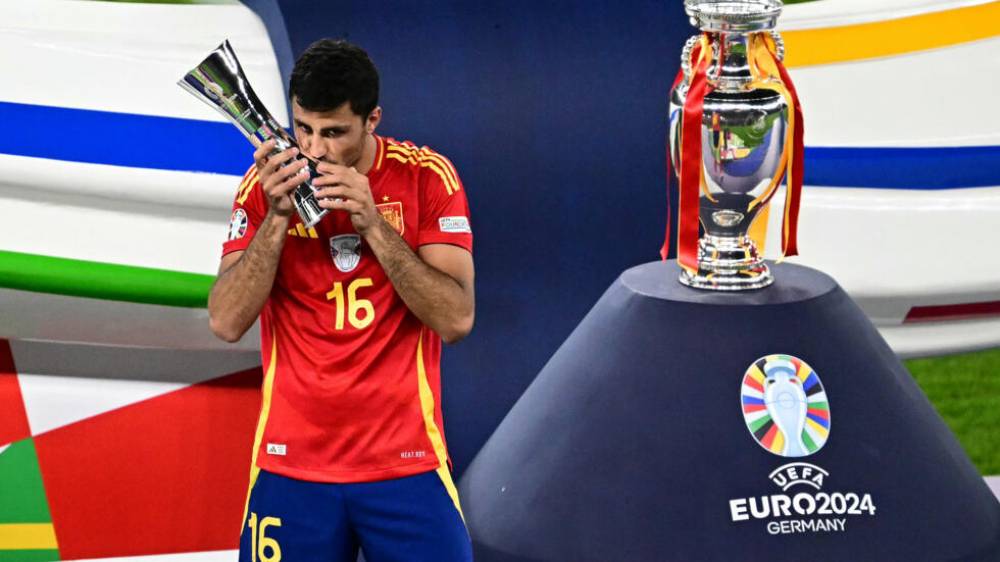 Foot: L’Espagnol Rodri meilleur joueur de l’Euro-2024