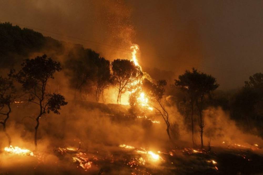 Deux feux de forêts font rage dans le nord-ouest de la Grèce