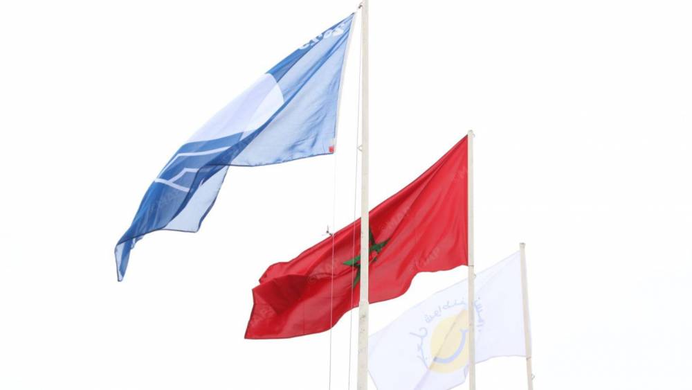 Laâyoune: La plage de Foum El Oued labellisée "Pavillon Bleu" pour la 18e année consécutive