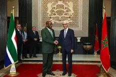 Talbi El Alami reçoit Jacob Zuma, ancien président d'Afrique du Sud