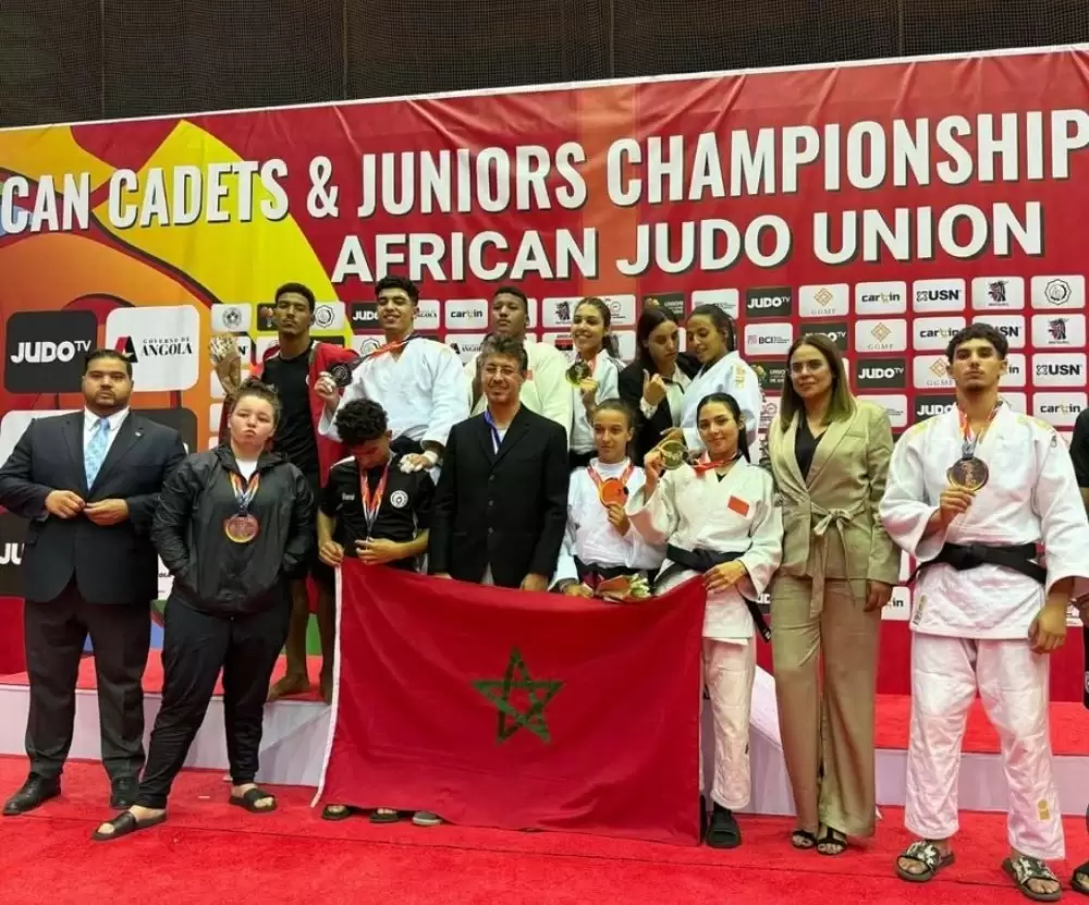 Championnats d'Afrique cadets de judo : la sélection marocaine remporte 8 médailles, dont 2 en or