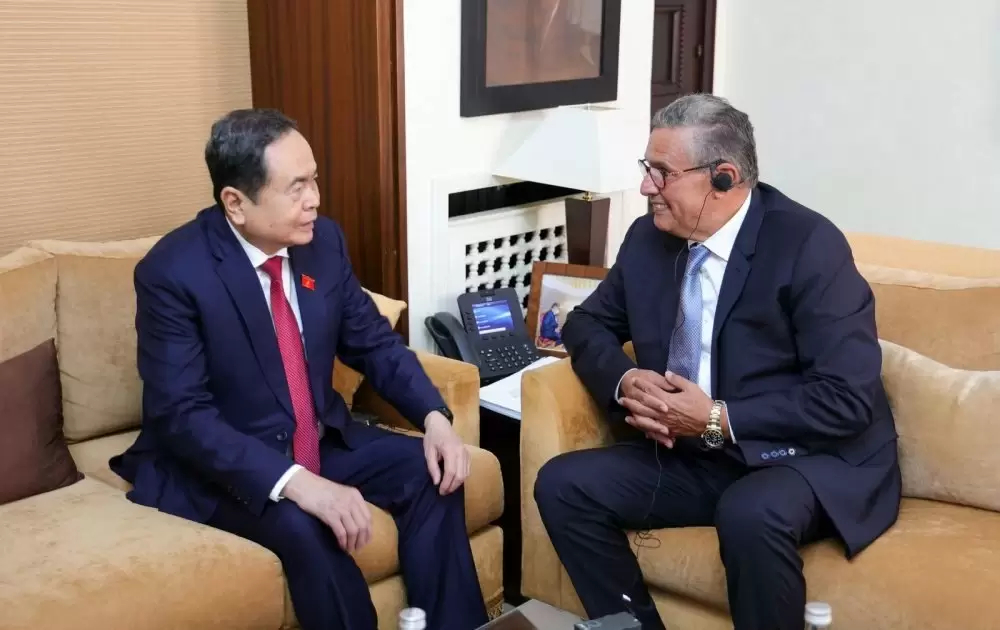 Akhannouch s’entretient avec le Président de l’Assemblée nationale du Vietnam