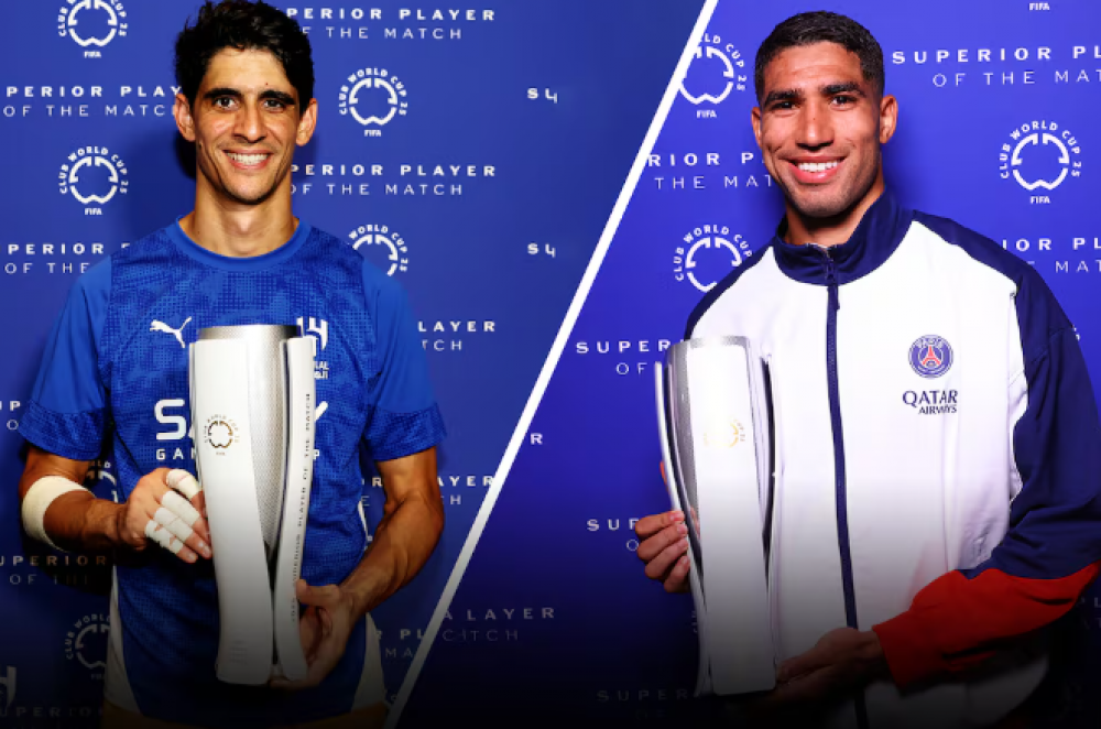 Mondial des clubs: Hakimi et Bounou dans le onze type des huitièmes