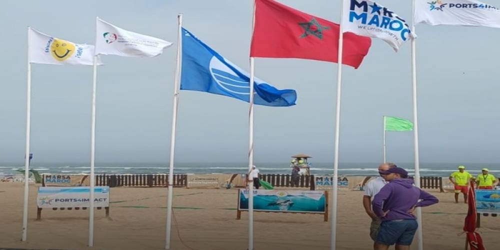 Casablanca : La plage Ain Diab Extension labellisée pavillon bleu