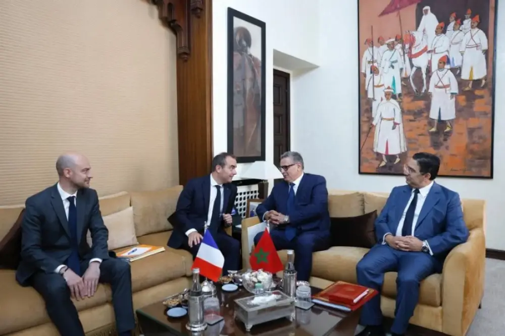 Akhannouch s’entretient avec le Premier ministre français Sébastien Lecornu