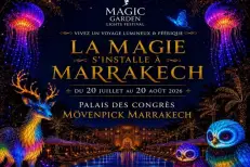 Marrakech accueille le Magic Garden Festival, un parcours immersif de plus de 100 sculptures lumineuses