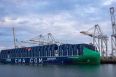 Tanger Med accueille le CMA CGM NOTRE DAME, l’un des plus grands porte-conteneurs au monde