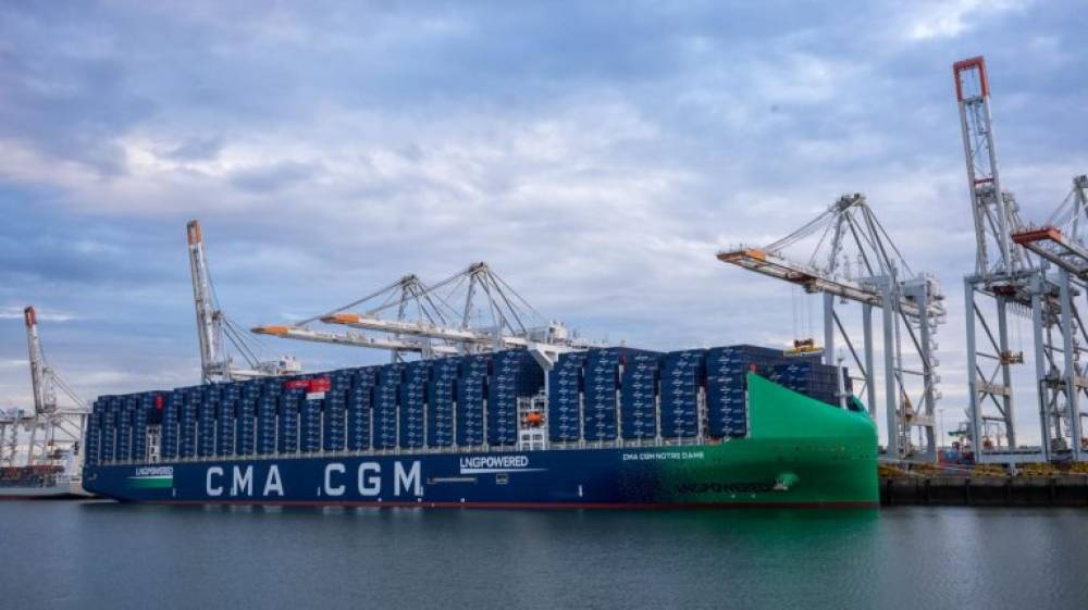Tanger Med accueille le CMA CGM NOTRE DAME, l’un des plus grands porte-conteneurs au monde