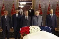 Sébastien Lecornu visite le mausolée Mohammed V
