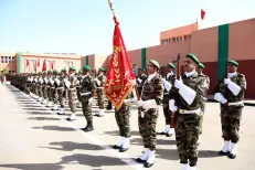 Cérémonie de clôture du service militaire du 40e contingent des appelés à Benguérir