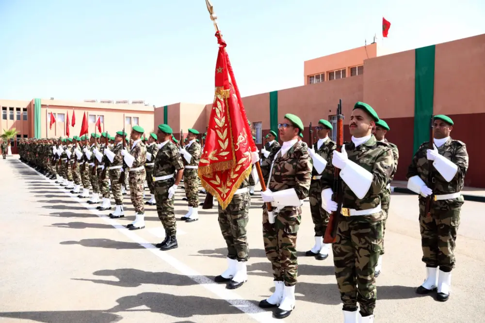 Cérémonie de clôture du service militaire du 40e contingent des appelés à Benguérir