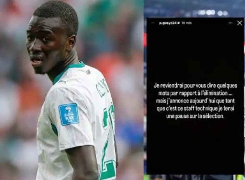 Mondial 2026 : Pape Gueye met sa carrière internationale entre parenthèses après un différend avec le staff du Sénégal