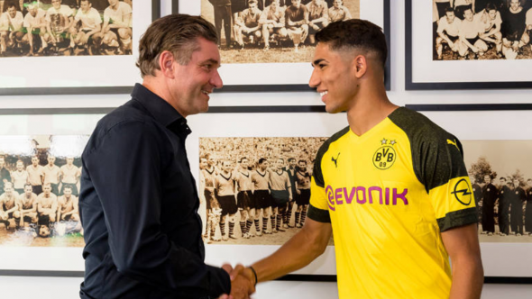 Le Borussia Dortmund se positionne pour Achraf Hakimi