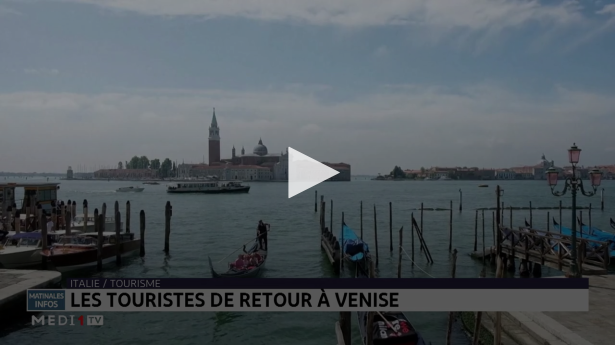 Italie: les touristes sont de retour à Venise