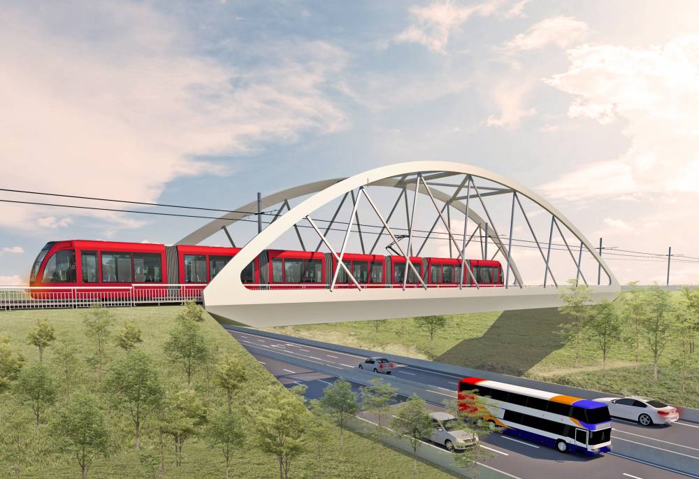 Casatramway T4: des mesures de circulation pour le lançage du pont Bow String du Bd Oulad Ziane