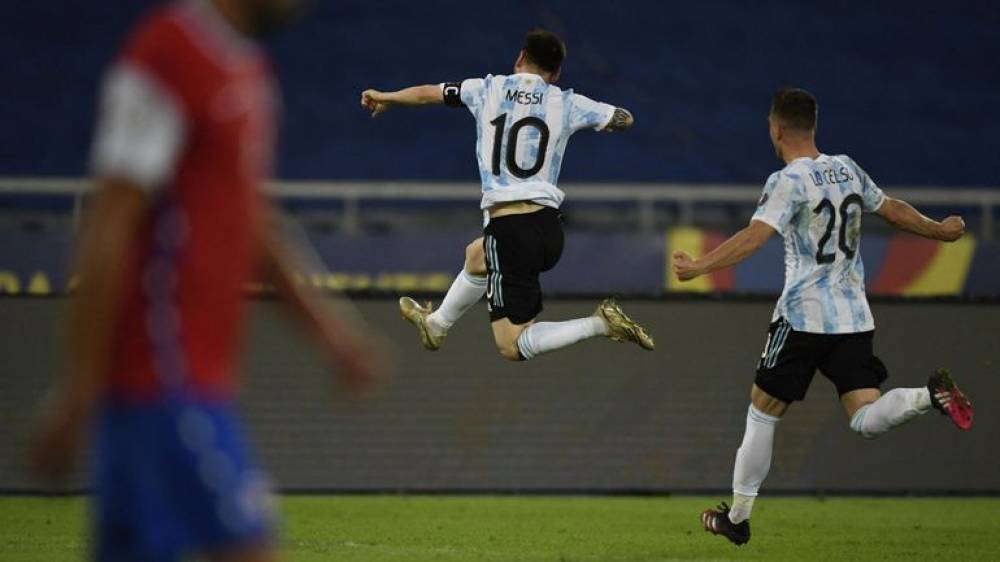 Copa America : le superbe coup franc de Lionel Messi face au Chili